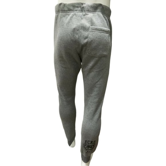 NWT ECKO UNLTD. AUTHENTIC MEN'S GRAY FLEECE PULL ON JOGGER PANTS SIZE M - Picture 4 of 5